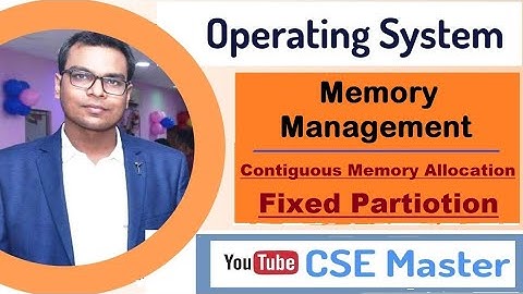 Lecture-32-A | Memory Management Method | Operating System |Diploma/ CSE Master | #diploma #cse #os