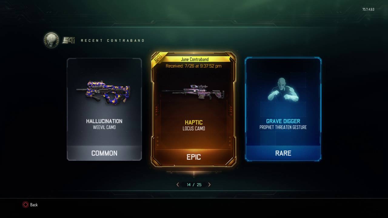 Black Ops 3 June Contraband??