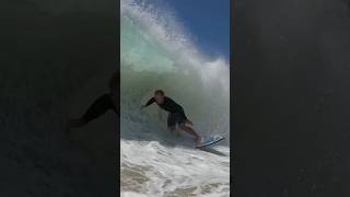 Pro Skimboarder Rides Perfect Wave! #Shorts #Ocean #Shorebreak