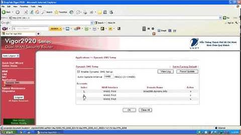 Hoang Duy Tech - Cách NAT port trong modem ADSL Draytek
