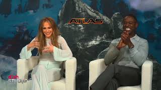 The Atlas has Landed! DISH STUDIO interviews Jennifer Lopez and the cast of Atlas.