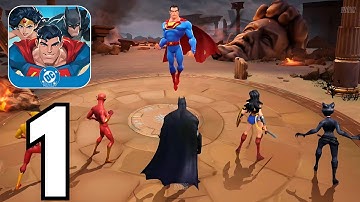 DC Worlds Collide Gameplay Walkthrough #1 - Tutorial (iOS, Android)