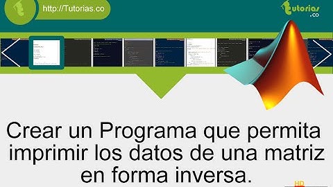 arrays – matLab (imprimir matriz orden inverso)