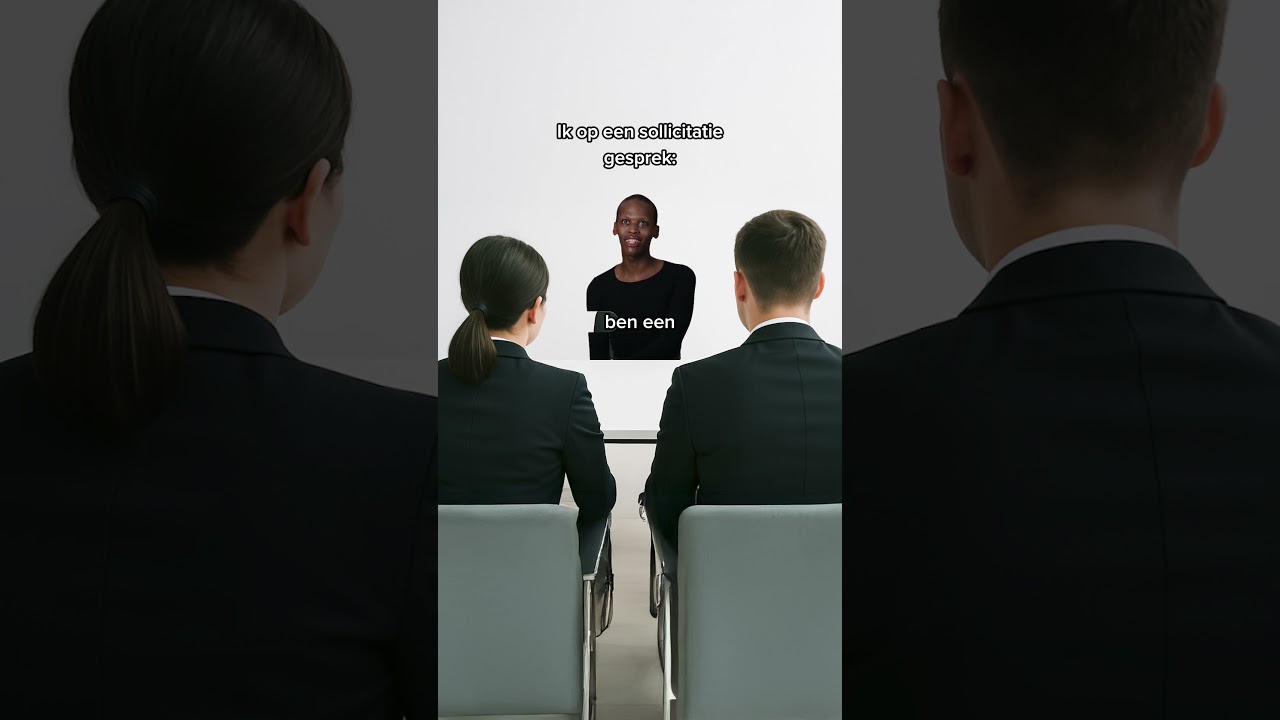 Wanneer een Gen Z'er zich voorstelt tijdens een sollicitatiegesprek ππΌ #goodluckguysnl
