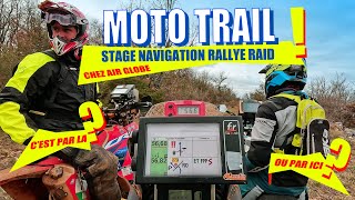⭐️ MOTO TRAIL▶ Stage navigation Rally Raid en Ténéré 700 ▶ c'est par où qu'on va?