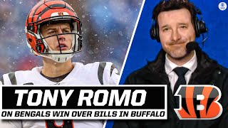 Tony Romo REACTS to Bengals DOMINANT win over Bills to advance to AFC Title Game I CBS Sports HQ