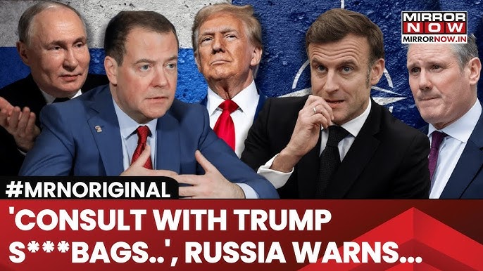 Russia's Big Warning, Medvedev Slams 'Dumb' Starmer & Macron | Warns War  With NATO? - YouTube
