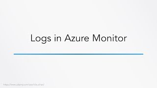 Logs in Azure Monitor