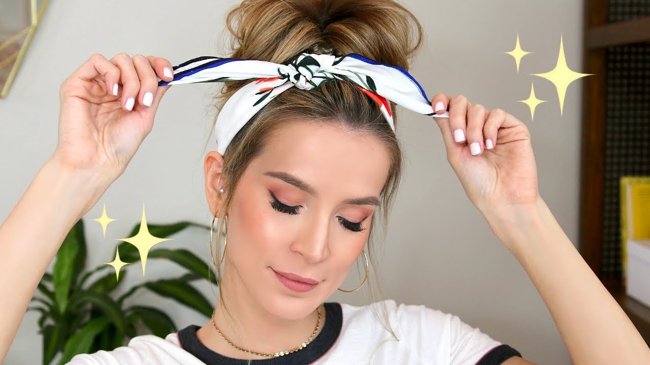 15 Ways To Style Your Hair With A Scarf and Bandanna - fashionsy.com