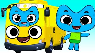 Bus Driver Song | Смешные Детки | Kit and Kate - Nursery Rhymes Russian