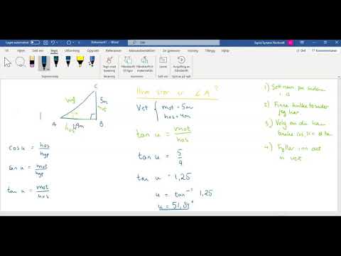 Video: Hvordan Finne Vinkelen Til å Kjenne Cosinus
