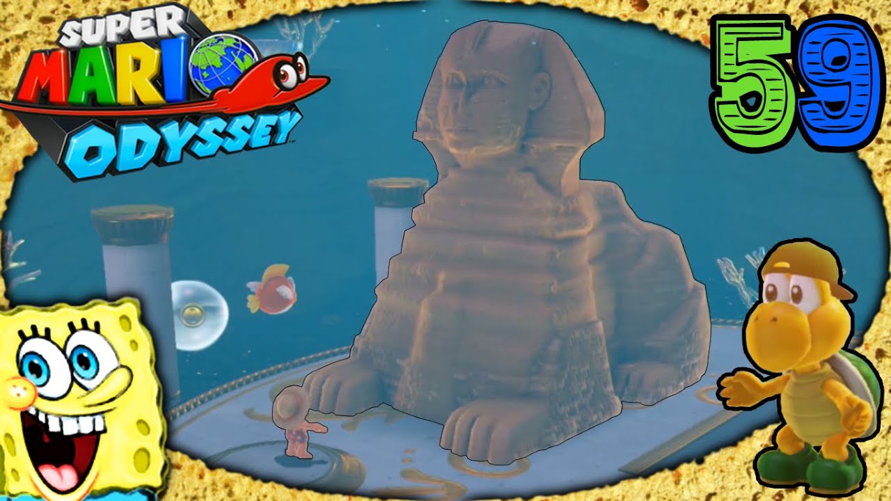Let´s Play Super Mario Odyssey Part 59 "Blubbernde Unterwasser Sphinx
