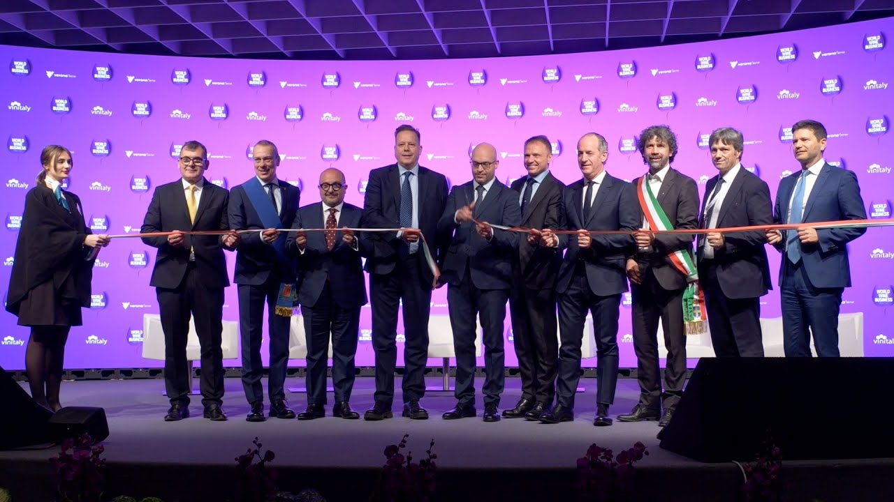 Inaugurazione della 55esima edizione di Vinitaly 2023