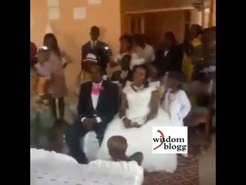 Married woman causes Chaos in her husband secret wedding, brings their child as evidence ?