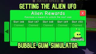 Getting The Alien UFO in Bubble Gum Simulator @MP_BloxOfficial