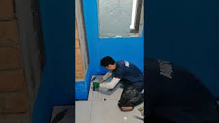 Tile Installation P4949#Shorts