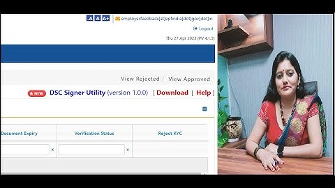 EPFO Latest New DSC process for approval of KYC | PF DSC Signer Utility process | PF KYC PF KYC 2023
