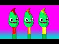 Apprendre Les Couleurs Avec Groovy le Martian - Chansons Pour Les Enfants - Dessin animé