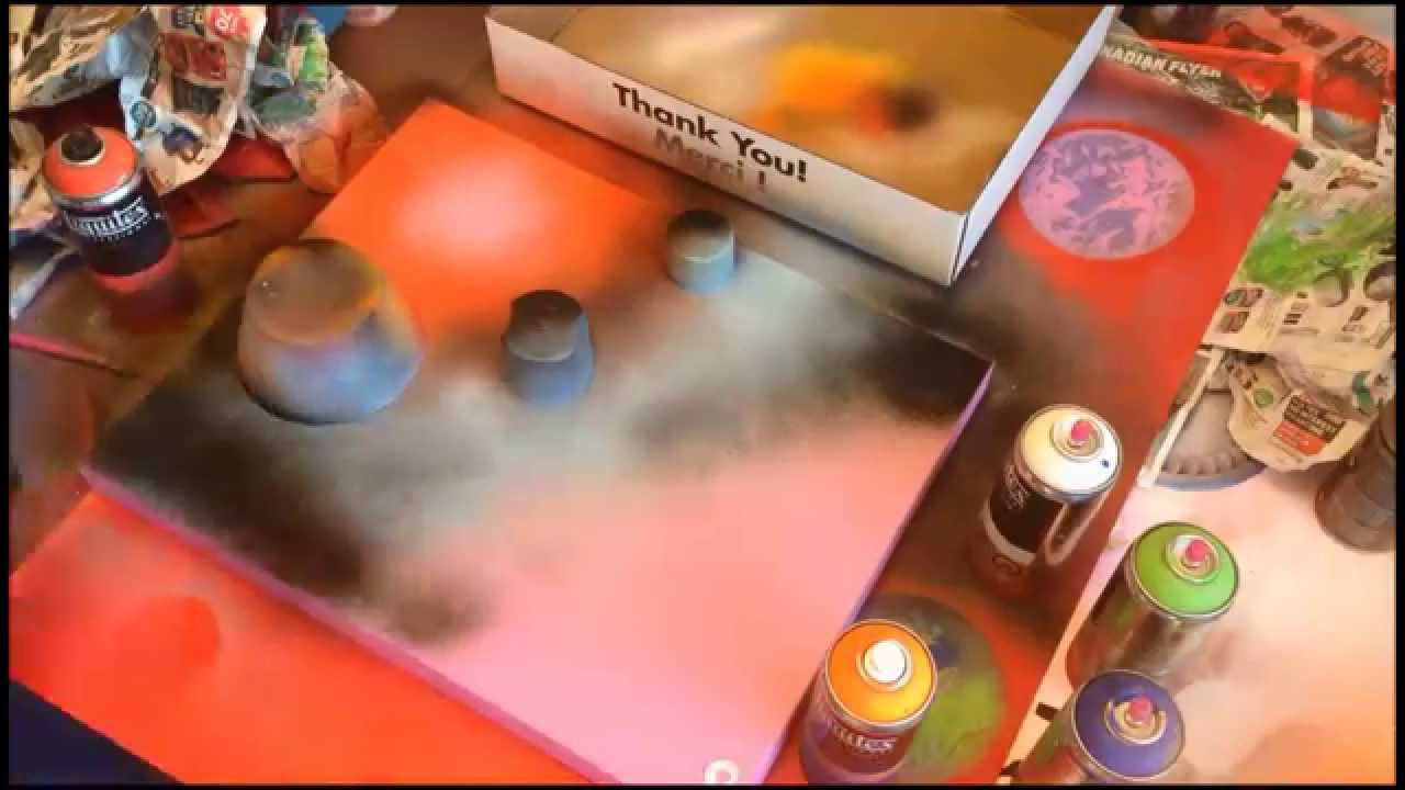 Celebrity spray paint Galaxy for breast cancer YouTube