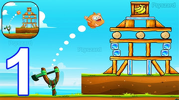 Catapult Quest - Gameplay Walkthrough Part 1 Tutorial Stage 1-28 (iOS, Android)