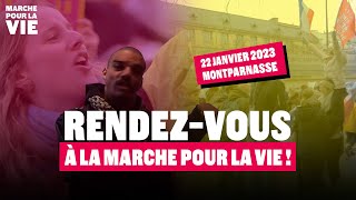 RDV le 22 janvier à Paris pour défendre la VIE !