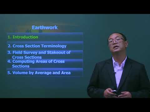 Element of Plane Surveying Lesson 10 Earth work