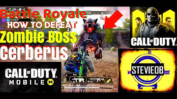 How To Defeat Zombie Boss Cerberus Hellhound | Call of Duty: Mobile | Stevie Obie