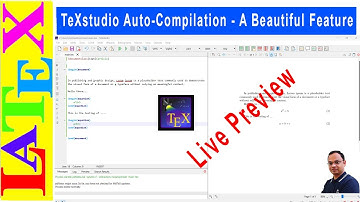 TeXstudio Auto-Compilation/Live Preview Feature (LaTeX Tips/Solution-51)