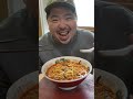 辛ラーメンを日高屋のチゲ味噌ラーメン風にアレンジ