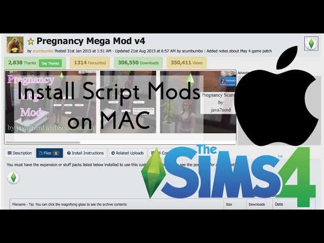 itsaprilXD's How to install Mods on a Mac Guide – The Sims 4