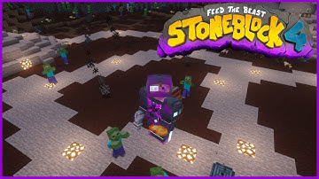 FTB Stoneblock 4 - Ep 25 - Dragon Heart! Twilight Forest!
