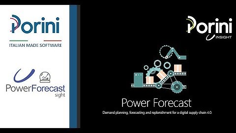 Porini Analytics 4 Operations (PowerForecast)