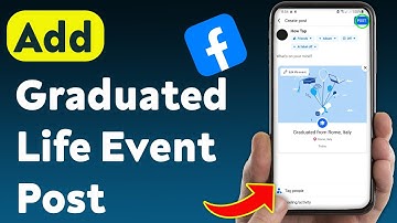 How To Add Graduated Life Event Post On Facebook (Updated)