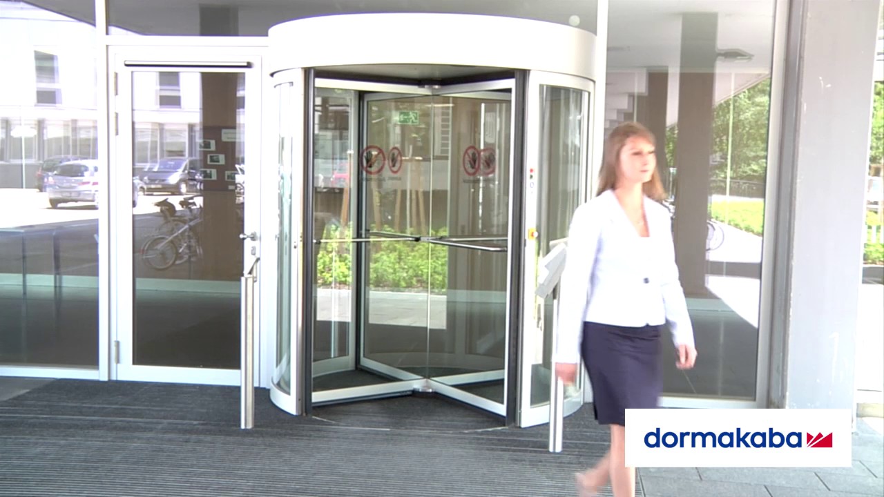 Dormakaba Geryon Srd E01 Security Revolving Door Youtube