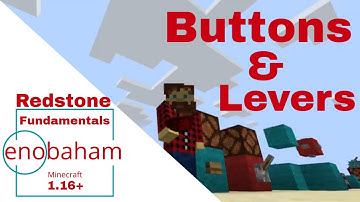 Redstone  Fundamentals | Buttons and Levers | Minecraft 1.16+