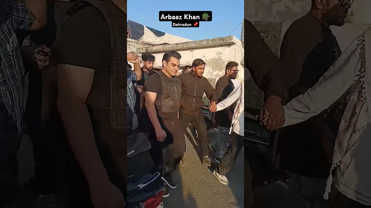 Arbaaz Khan spotted in Dehradun for film shooting 📌🪖🇮🇳😎 