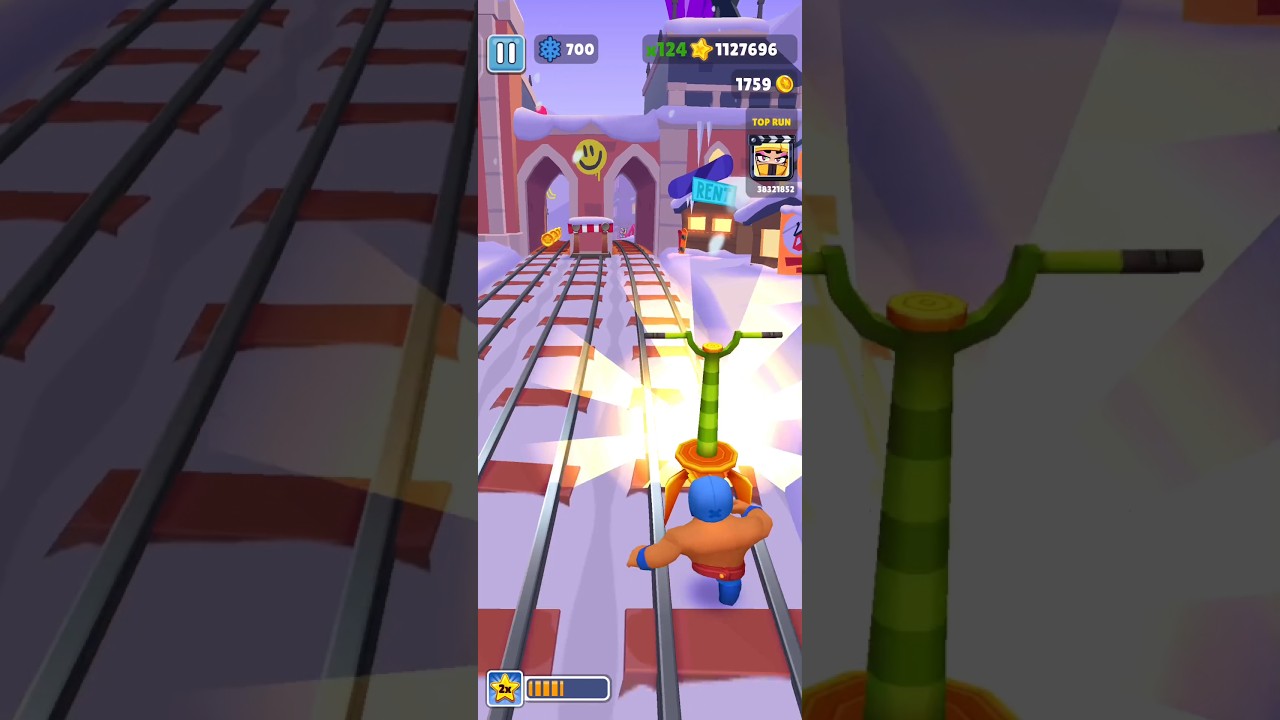 Subway surfers winter xtreme best gameplay 