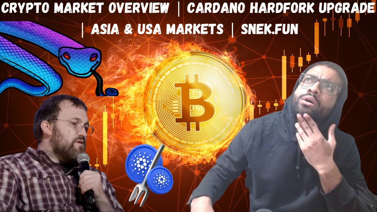 Crypto Market Overview | Cardano Hardfork Upgrade | Asia & USA Markets | Snek.fun