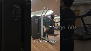 High Pull Technogym,Daily SHORT Strength Training #motivation #back 2025 01 26