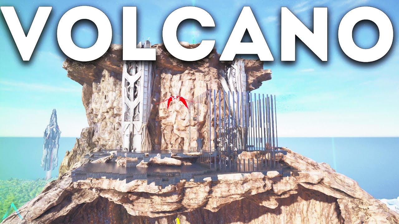 I Built The First Ever Volcano Base On Arks Oldest Map