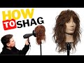 HOW TO CUT Curly SHAG / WOLF CUT hair cut trend tutorial