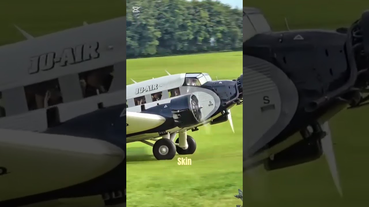 “Junkers Ju 52/3m ‘Tante Ju’: The 1930s Tri-Engine Aviation Marvel! ✈️⚙️🇩🇪” 