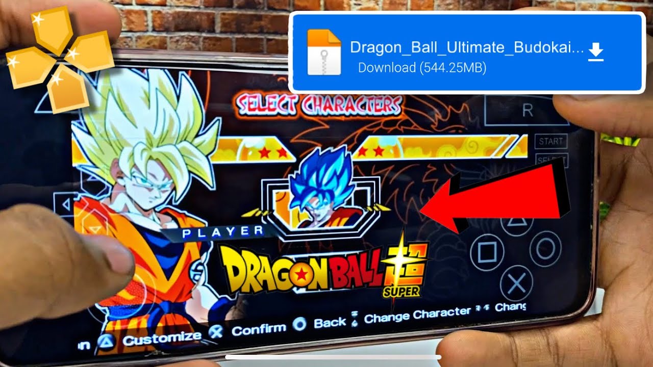 [СКАЧАТЬ] DRAGON BALL ULTIMATE BUDOKAI V1 PPSSPP ISO MOD ANDROID