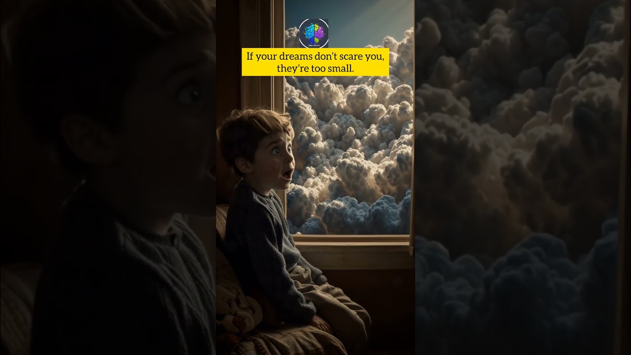 Dream Bigger Than Your Fear | work hard | must dream | motivational quotes | fullfill your dream | 😊