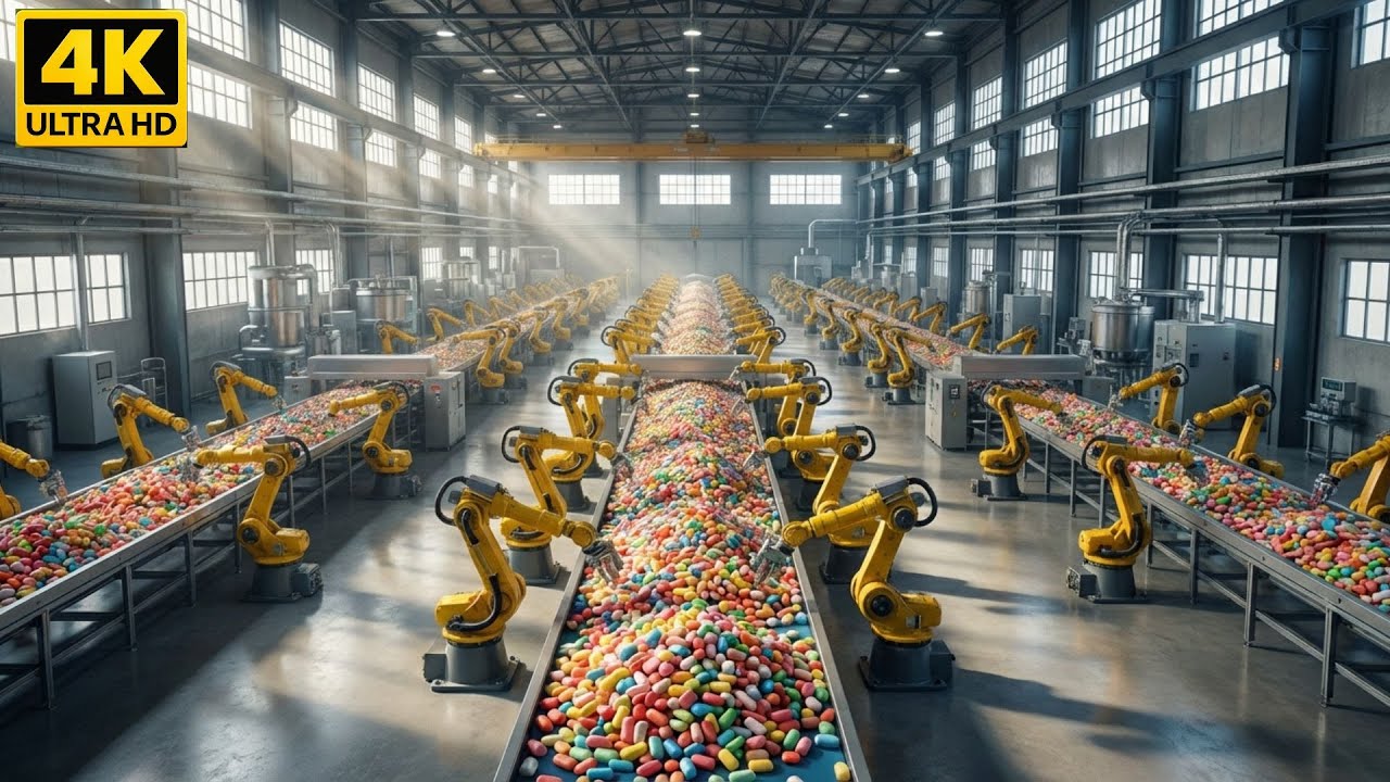 What’s Really Inside the World’s Largest Robot-Run Chewing Gum Factory?