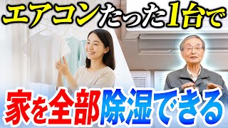 【除湿機VSエアコン除湿】梅雨時期の除湿の最適解を空調のスペシャリストが徹底解説します！洗濯物を室内干ししてもスッキリ乾く秘密は…？【注文住宅】