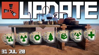 TEA and BUFFS! + new mixing table | Rust Update 31st July 2020