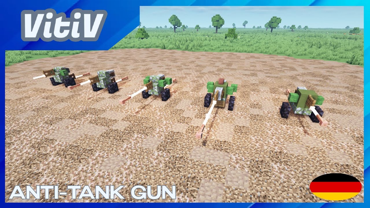 German Anti-tank Guns - Minecraft