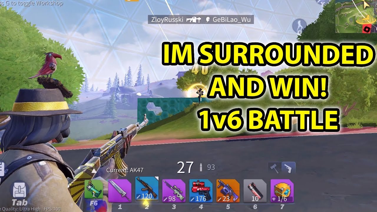 I GOT SURROUNDED AND WIN - Creative Destruction Clutch Gameplay HD