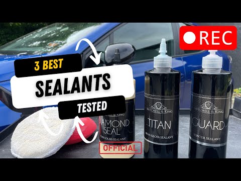 Our 3 Best Liquid Sealants and Waxes. Test and Review Video with